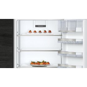 Siemens KI87SADD0, iQ500, built-in fridge-freezer combination with bottom freezer area, 177.2 x 55.8 cm, flat hinge with soft close