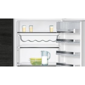 Siemens KI87SSDE0, iQ500, Einbau-Kühl-Gefrier-Kombination mit Gefrierbereich unten, 177.2 x 55.8 cm, Flachscharnier mit Softeinzug