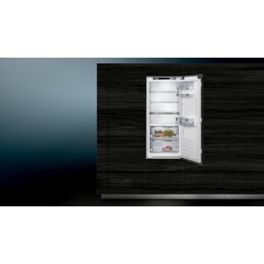 Siemens KI41FADE0, iQ700, Einbau-Kühlschrank, 122.5 x 56 cm, Flachscharnier mit Softeinzug