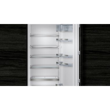 Siemens ki51radf0, iQ500, built-in refrigerator, 140 x 56 cm, flat hinge with soft-close drawer