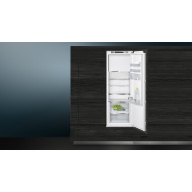 Siemens ki72lade0, iQ500, built-in refrigerator with freezer compartment, 158 x 56 cm, flat hinge with soft-close drawer