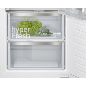 Siemens ki72lade0, iQ500, built-in refrigerator with freezer compartment, 158 x 56 cm, flat hinge with soft-close drawer