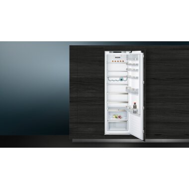 Siemens KI81RADE0, iQ500, Einbau-Kühlschrank, 177.5 x 56 cm, Flachscharnier mit Softeinzug