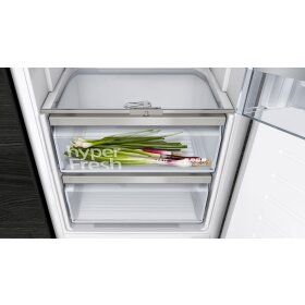 Siemens ki81rade0, iQ500, built-in refrigerator, 177.5 x 56 cm, flat hinge with soft-close drawer