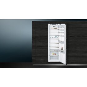 Siemens ki81rade0, iQ500, built-in refrigerator, 177.5 x 56 cm, flat hinge with soft-close drawer