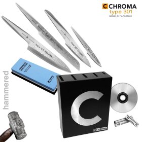 Chroma p-cmas 15 set type 301 knife set, 8 pieces