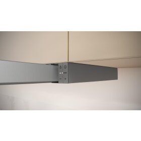 neff d46ed22x1, n 50, flat screen hood, 60 cm, silver metallic