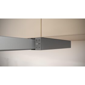 neff d49ed22x1, n 50, flat screen hood, 90 cm, silver metallic