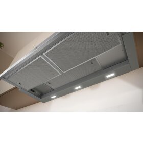 neff d49ed22x1, n 50, flat screen hood, 90 cm, silver metallic