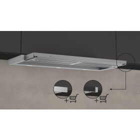 neff d49ed52x1, n 50, flat screen hood, 90 cm, silver metallic