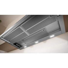 neff d49ml54x1, n 70, flat screen hood, 90 cm, stainless steel