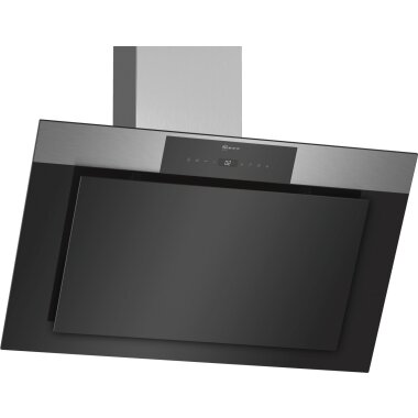 neff d95ipp1n0, n 70, wall-mounted fair, 90 cm, clear glass black printed