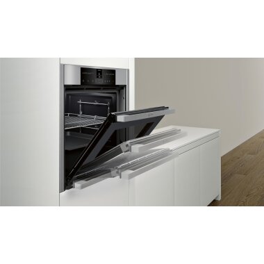 neff b55vr22n0, n 70, built-in oven with steam support, 60 x 60 cm, stainless steel