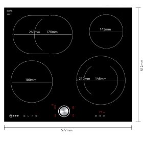 neff t16pt76x0, n 70, electric hob, 60 cm
