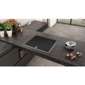 Neff T46BT73N2, N 70, Induktionskochfeld, 60 cm, Schwarz, Mit Rahmen aufliegend