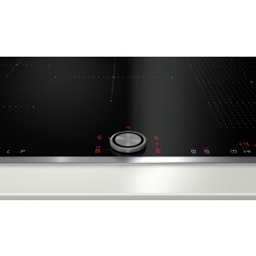 Neff T58BT20N0, N 70, Induktionskochfeld, 80 cm, Schwarz, Mit Rahmen aufliegend