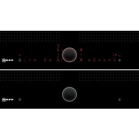Neff T66PS6RX0, N 90, induction hob, 60 cm, black, flush (integrated)
