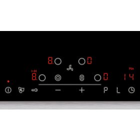 neff t18bd3an0, n 70, hob with extractor hood, 80 cm, With frame surface-mounted
