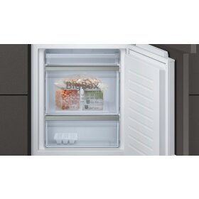 neff ki6863fe0, n 70, built-in fridge-freezer with bottom freezer compartment, 177.2 x 55.8 cm, flat hinge