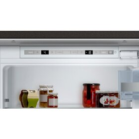 neff ki6863fe0, n 70, built-in fridge-freezer with bottom freezer compartment, 177.2 x 55.8 cm, flat hinge