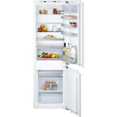 neff ki7863ff0, n 70, built-in fridge-freezer with bottom freezer compartment, 177.2 x 55.8 cm, flat hinge