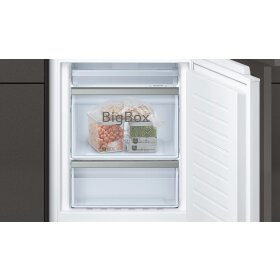 neff ki7863ff0, n 70, built-in fridge-freezer with bottom freezer compartment, 177.2 x 55.8 cm, flat hinge