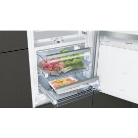 neff ki8878fe0, n 90, built-in fridge-freezer with bottom freezer compartment, 177.2 x 55.8 cm, flat hinge