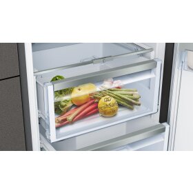 Neff KI2826DE0, N 70, Einbau-Kühlschrank mit Gefrierfach, 177.5 x 56 cm, Flachscharnier mit Softeinzug