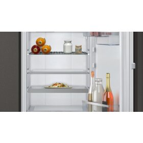 Neff KI8526DF0, N 90, Einbau-Kühlschrank mit Gefrierfach, 140 x 56 cm, Flachscharnier mit Softeinzug