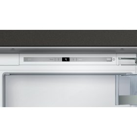 neff ki8826de0, n 90, built-in refrigerator with freezer compartment, 177.5 x 56 cm, flat hinge with soft-close drawer
