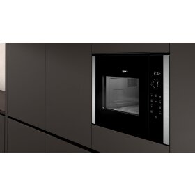Neff HLAWD53N0, N 50, Einbau Mikrowelle, 59 x 38 cm, Schwarz