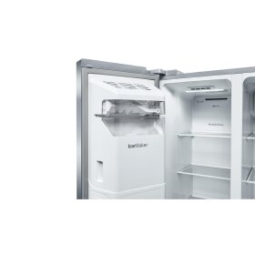 neff ka3923ie0, n 70, american side by side fridge freezer, 178.7 x 90.8 cm, stainless steel with antifingerprint
