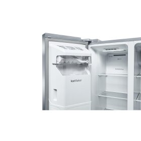 neff ka3923ie0, n 70, american side by side fridge freezer, 178.7 x 90.8 cm, stainless steel with antifingerprint