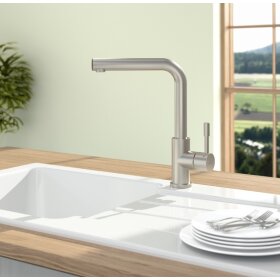 Villeroy & Boch Modern Steel Küchenarmatur,...