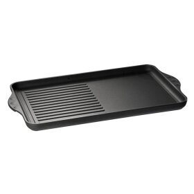Eurolux Premium grill plate 43 x 28 x 2.5 cm, half grooved