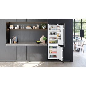 Siemens KI86VVSE0, iQ300, built-in fridge-freezer combination with bottom freezer area, 177.2 x 54.1 cm, drag hinge