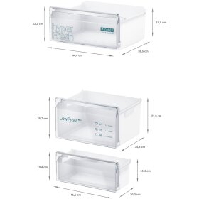 Siemens KI87VVSE0, iQ300, built-in fridge-freezer combination with bottom freezer area, 177.2 x 54.1 cm, drag hinge