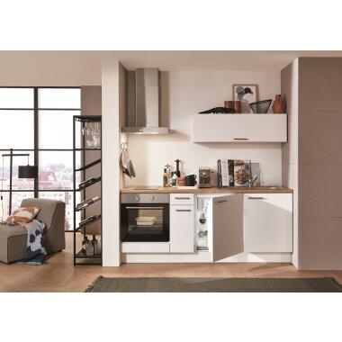 Student kitchen with electric appliances 210cm 24h kitchen nobilia elements