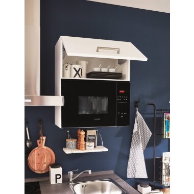 Büroküche mit E-Geräten 180cm 24h Küche nobilia elements