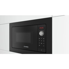 Bosch BFL623MB3, Serie 2, Einbau-Mikrowelle, Schwarz