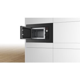 Bosch BFL623MB3, Serie 2, Einbau-Mikrowelle, Schwarz