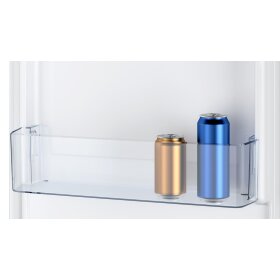 Constructa ck587vse0, built-in fridge-freezer with freezer section below, 177.2 x 54.1 cm, drag hinge