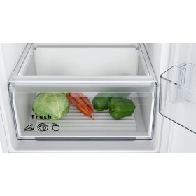 Constructa ck587vse0, built-in fridge-freezer with freezer section below, 177.2 x 54.1 cm, drag hinge