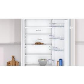 Constructa ck587vse0, built-in fridge-freezer with freezer section below, 177.2 x 54.1 cm, drag hinge