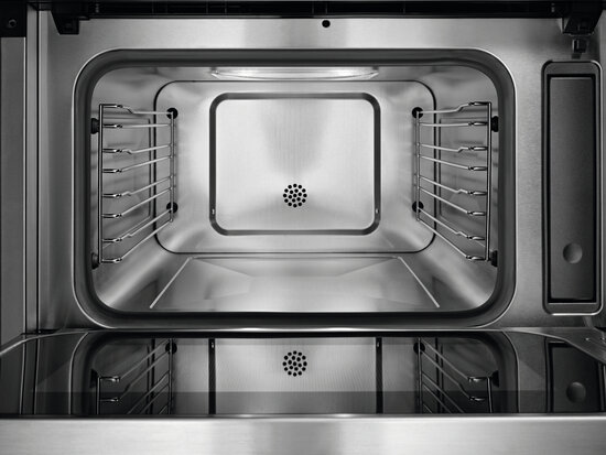 Miele Dampfgarer mit Mikrowelle – Edelstahl-Garraum mit Leinenstruktur